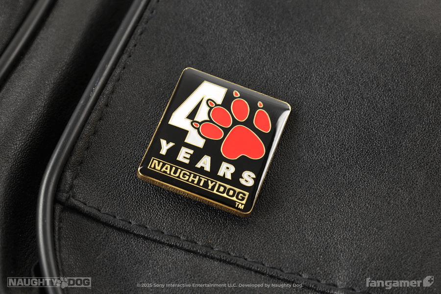 Naughty Dog 40th Anniversary Pin - Naughty Dog