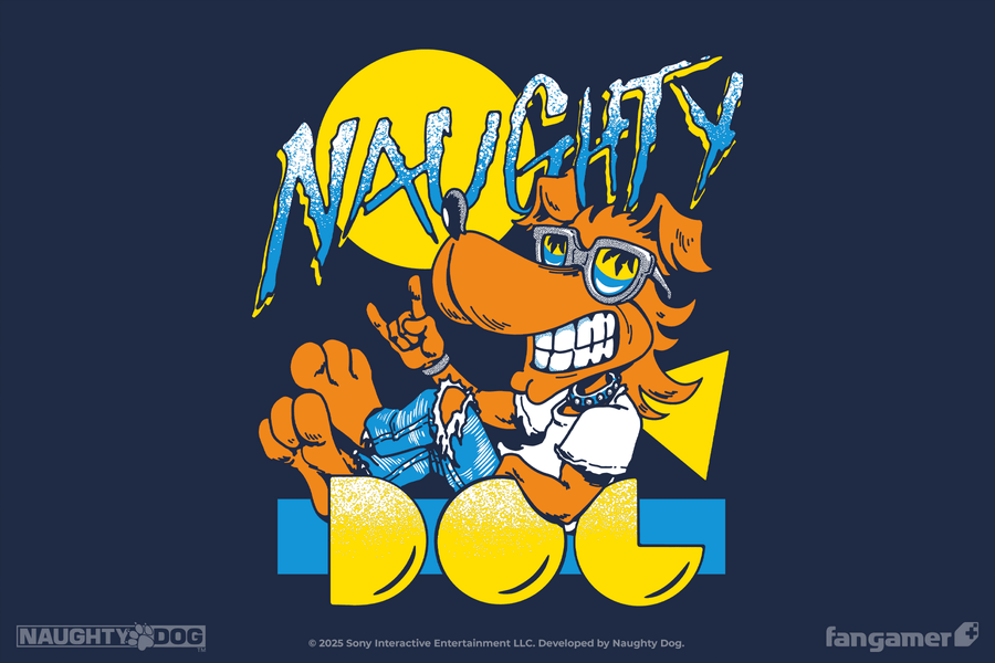 Naughty Dog Old School Shirt - Naughty Dog