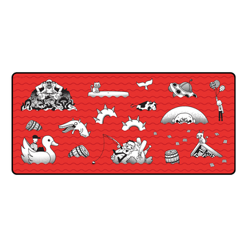 Meat Fountain Desk Mat