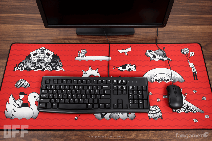 Meat Fountain Desk Mat - OFF