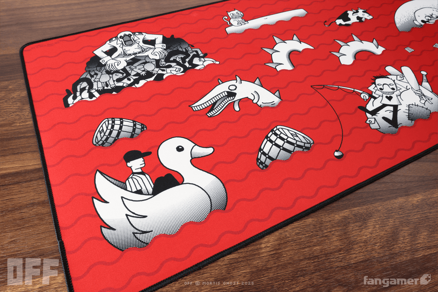 Meat Fountain Desk Mat - OFF