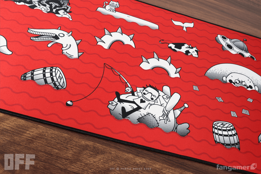 Meat Fountain Desk Mat - OFF