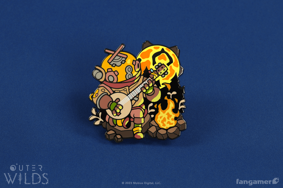 Riebeck's Camp Enamel Pin - Outer Wilds