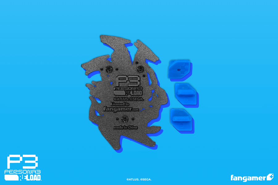 Koromaru and Cerberus Pin - Persona 3 Reload