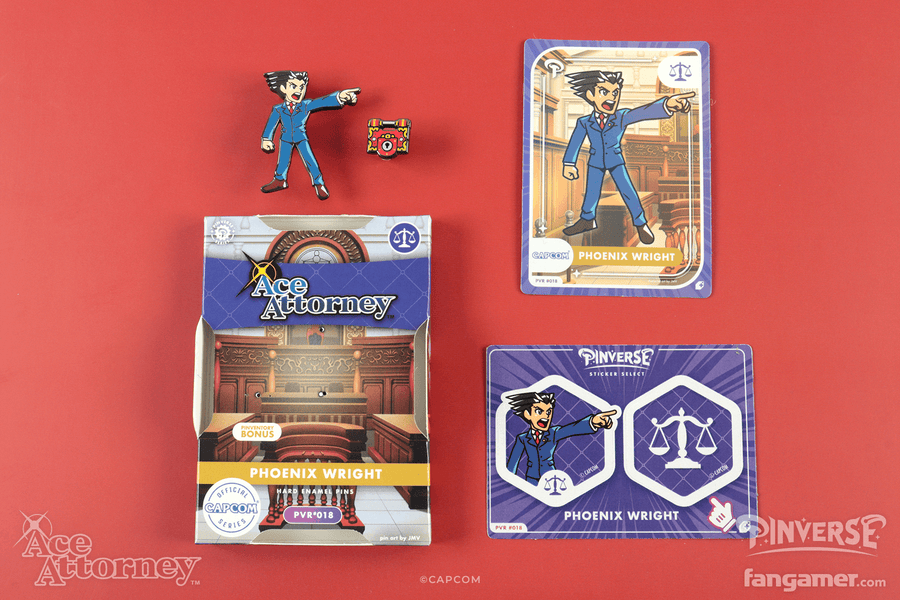 Phoenix Wright Pin Pack - PINVERSE