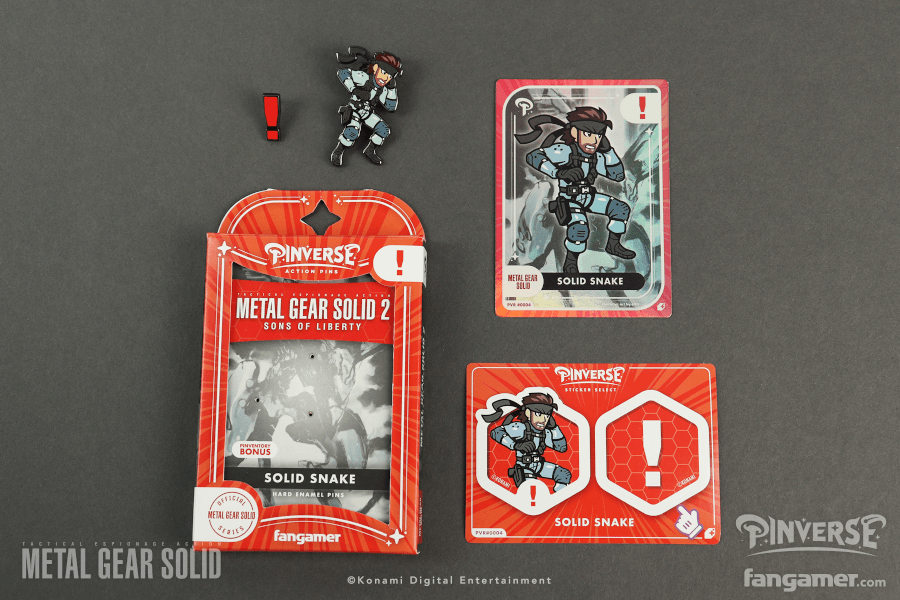 Solid Snake Pin Pack - PINVERSE