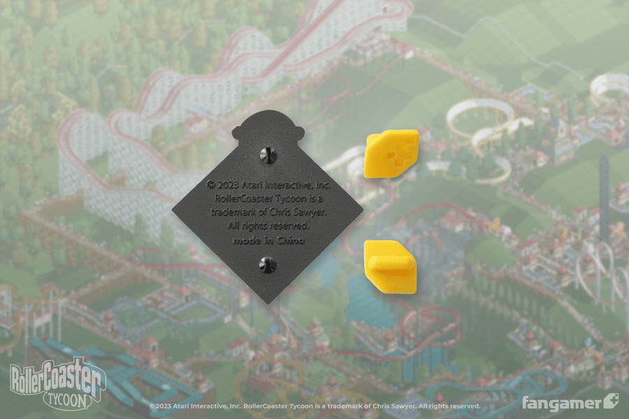 Roller Coaster Ride Pin RollerCoaster Tycoon - Spiral Slide Enamel Pin - Fangamer Europe