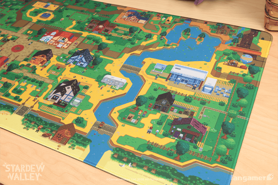 Pelican Town Desk Mat - Stardew Valley