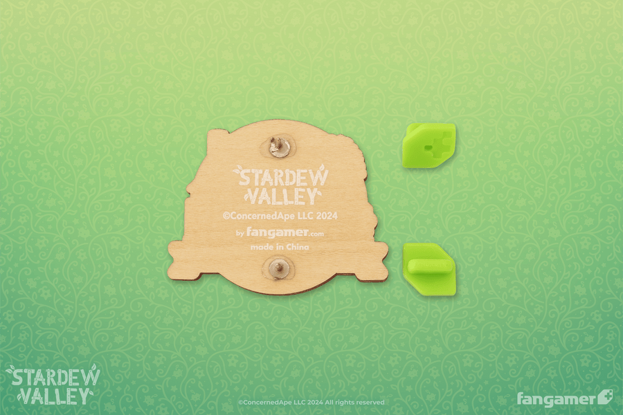 Farmhouse Wooden Pin - Stardew Valley