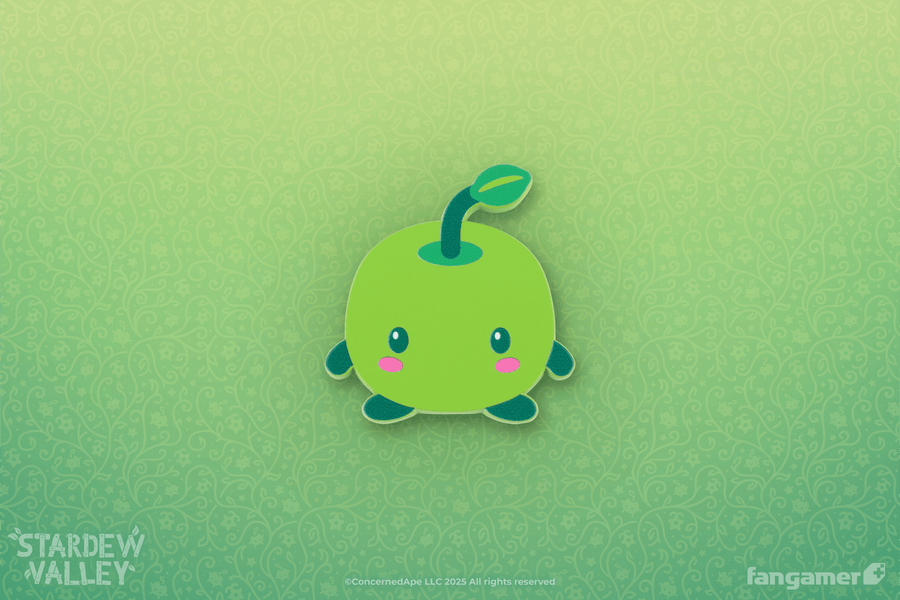 Green Junimo Pin - Stardew Valley