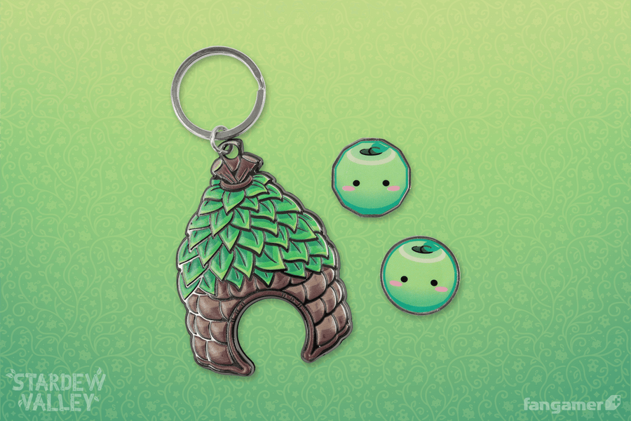 Junimo Hut Token Keychain - Stardew Valley