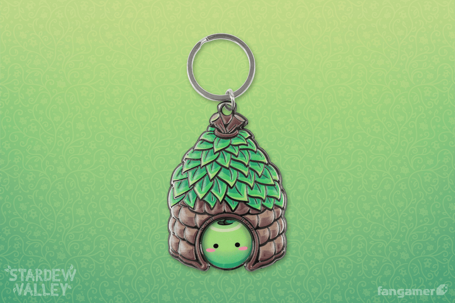 Junimo Hut Token Keychain