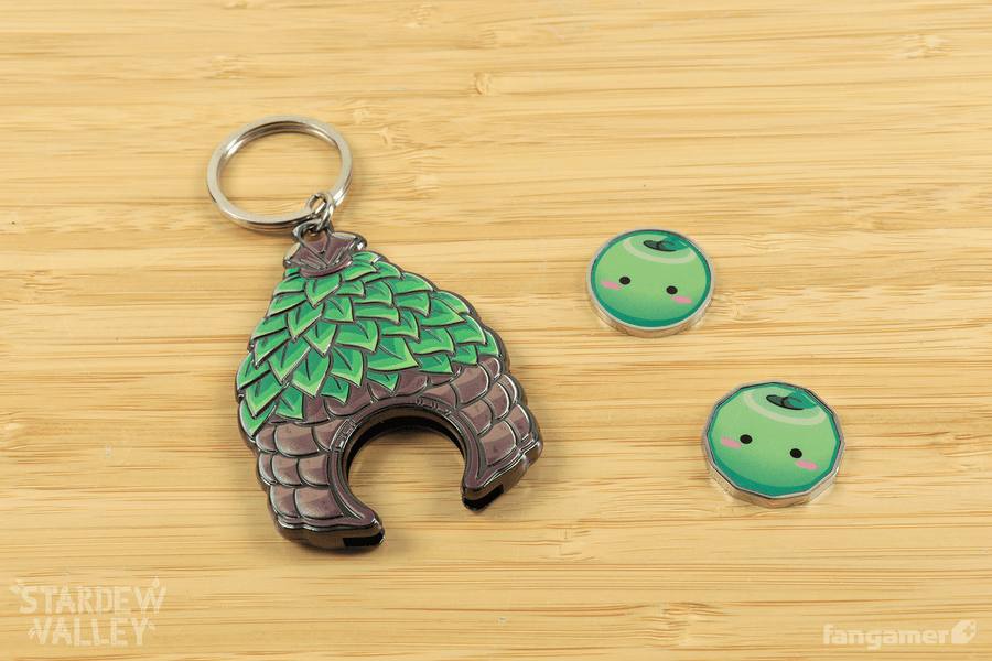 Junimo Hut Token Keychain - Stardew Valley