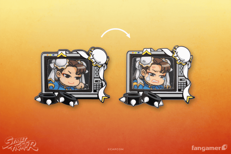 Street Fighter Buddies Lenticular Pin: Chun-Li - Street Fighter