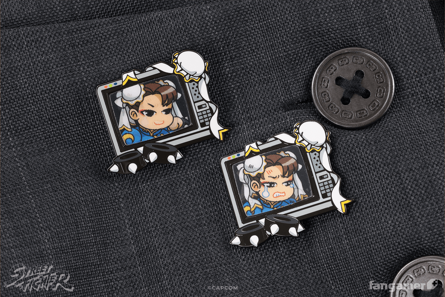 Street Fighter Buddies Lenticular Pin: Chun-Li - Street Fighter