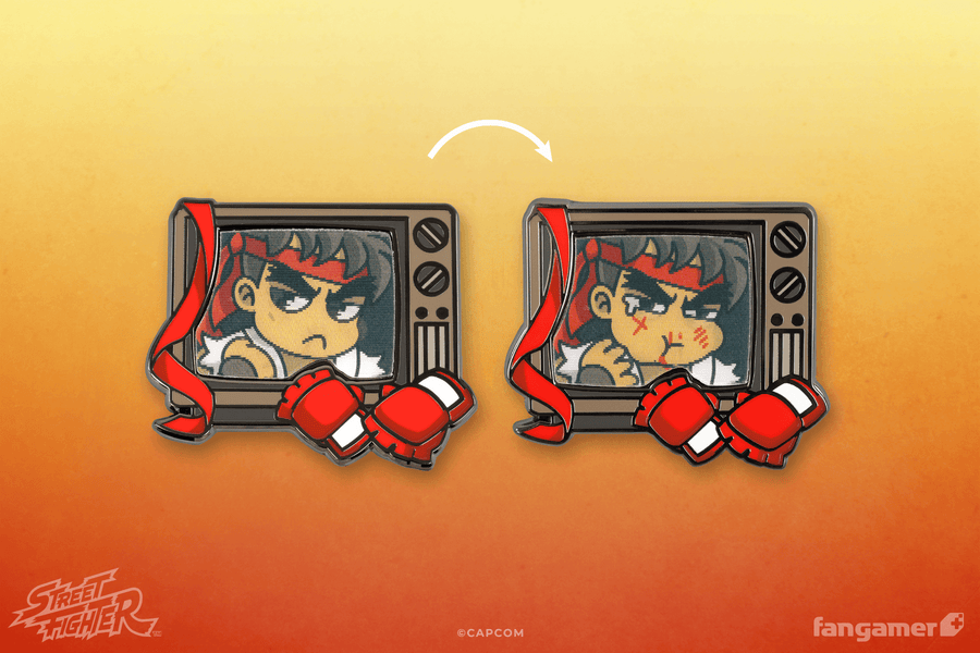 Street Fighter Buddies Lenticular Pin: Ryu - Street Fighter