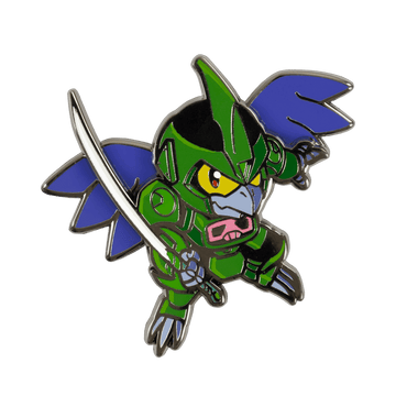 Bad Bird Moving Wings Pin