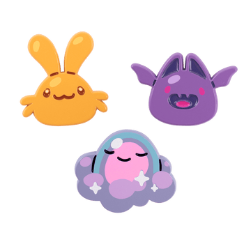 Slime Buddies Pin Set