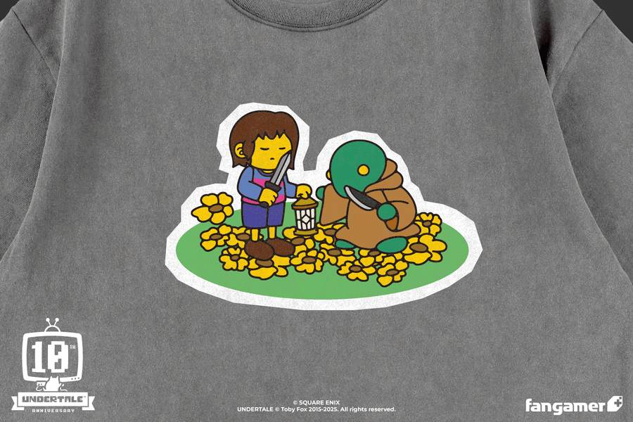Human and Tonberry Tee - UNDERTALE x SQUARE ENIX