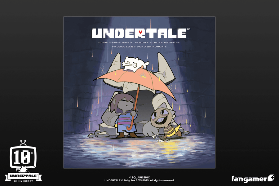 UNDERTALE Piano Arrangement Album: Echoes Beneath CD - UNDERTALE x SQUARE ENIX
