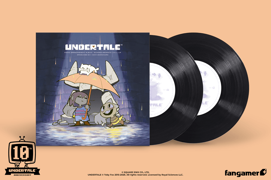 UNDERTALE Piano Arrangement Album: Echoes Beneath Vinyl - UNDERTALE x SQUARE ENIX