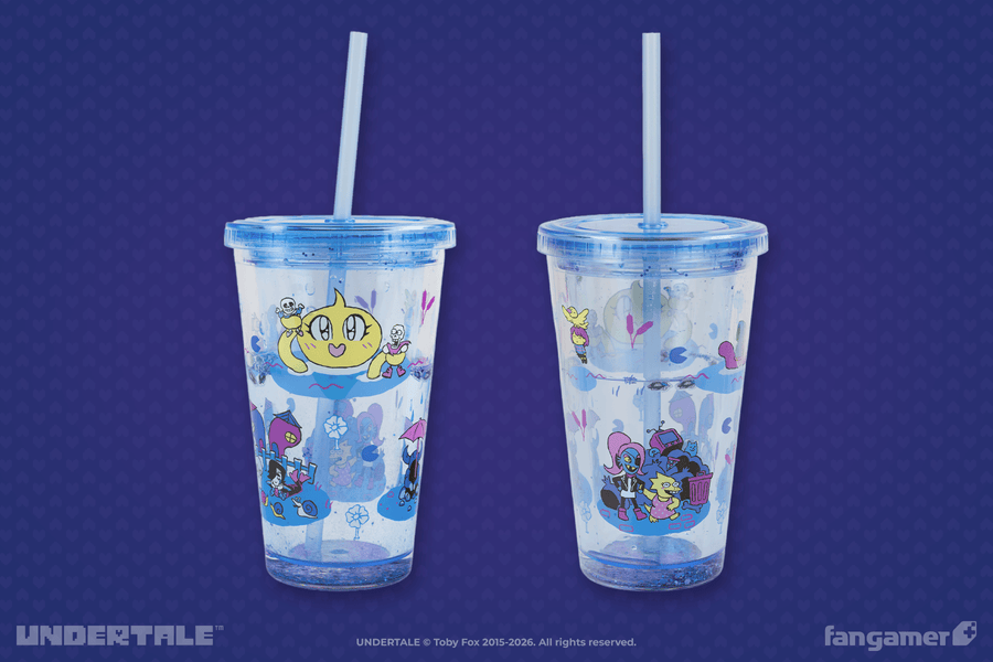 Waterfall Glitter Tumbler - UNDERTALE