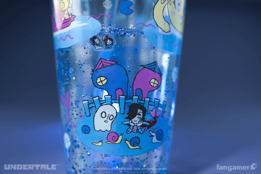 Waterfall Glitter Tumbler - UNDERTALE