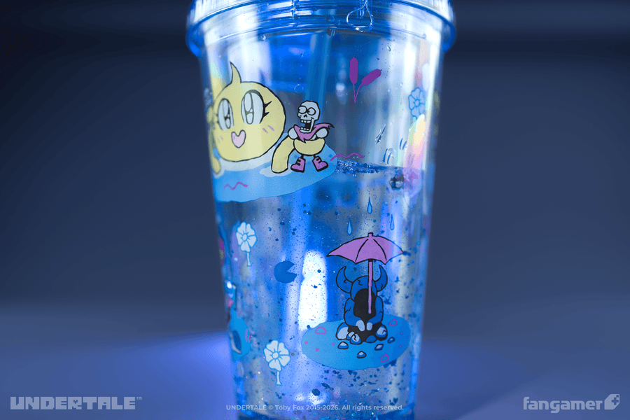 Waterfall Glitter Tumbler - UNDERTALE