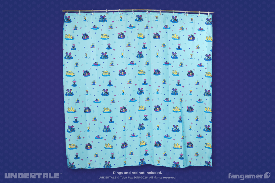 Waterfall Shower Curtain - UNDERTALE