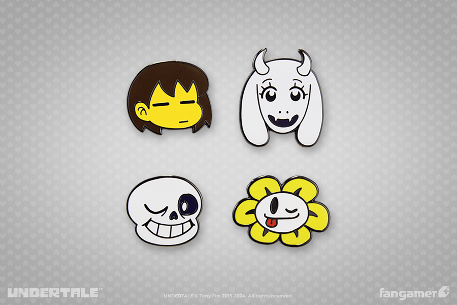 Character Pins Set 1 - UNDERTALE