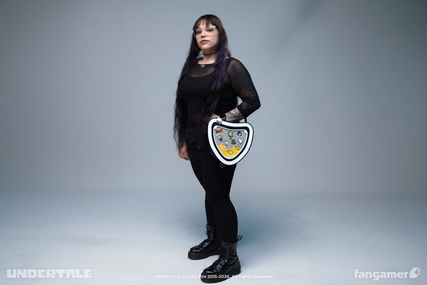 UNDERTALE - Delta Rune Ita Bag (Good Night Black) - Fangamer Europe