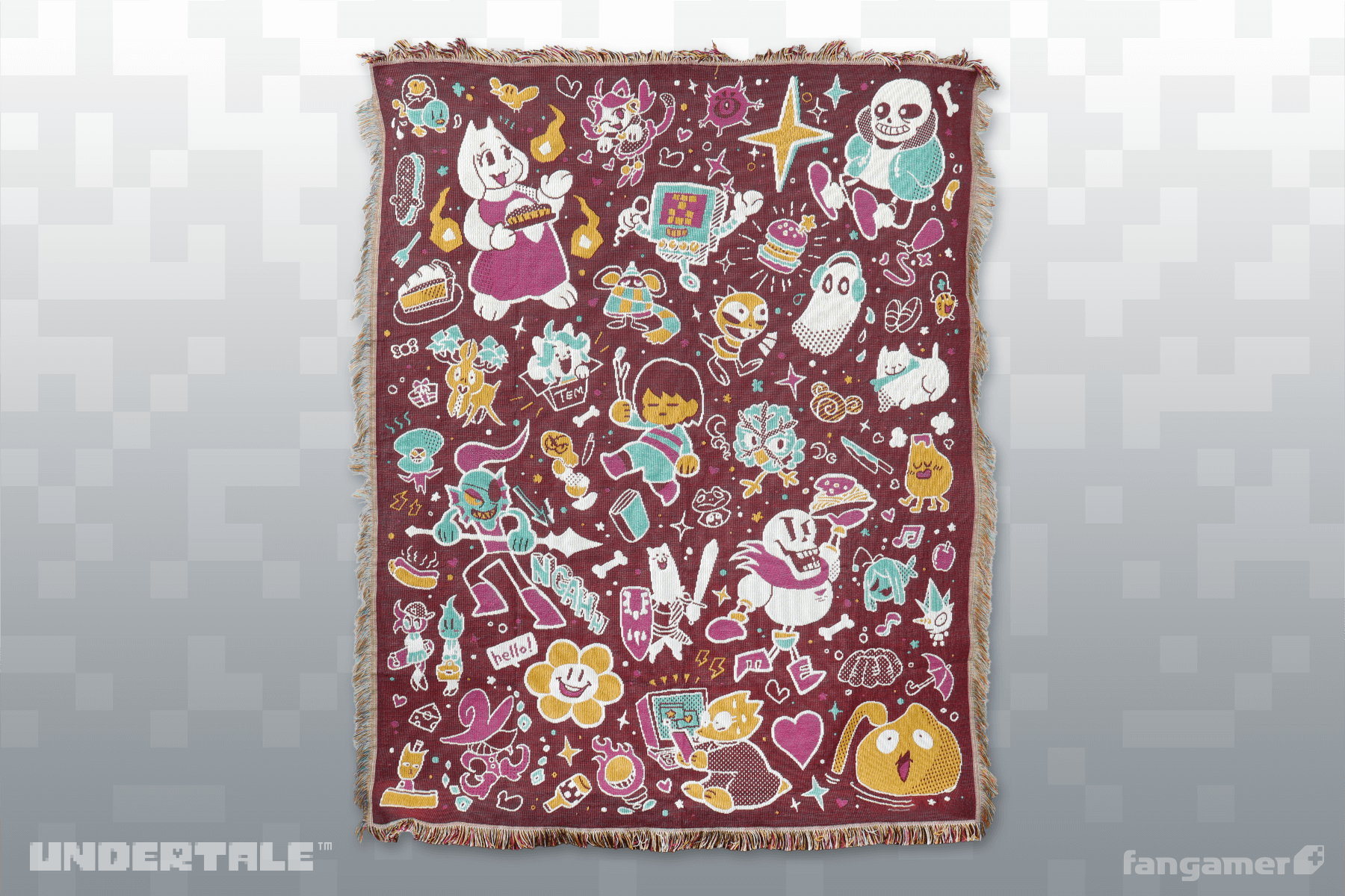 UNDERTALE Friends and Foes Throw Blanket Fangamer Europe