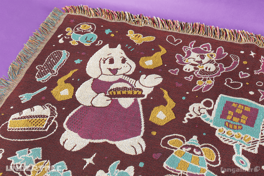 Friends and Foes Throw Blanket - UNDERTALE