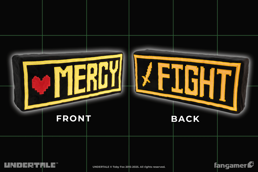 Mercy or Fight Pillow Plush - UNDERTALE