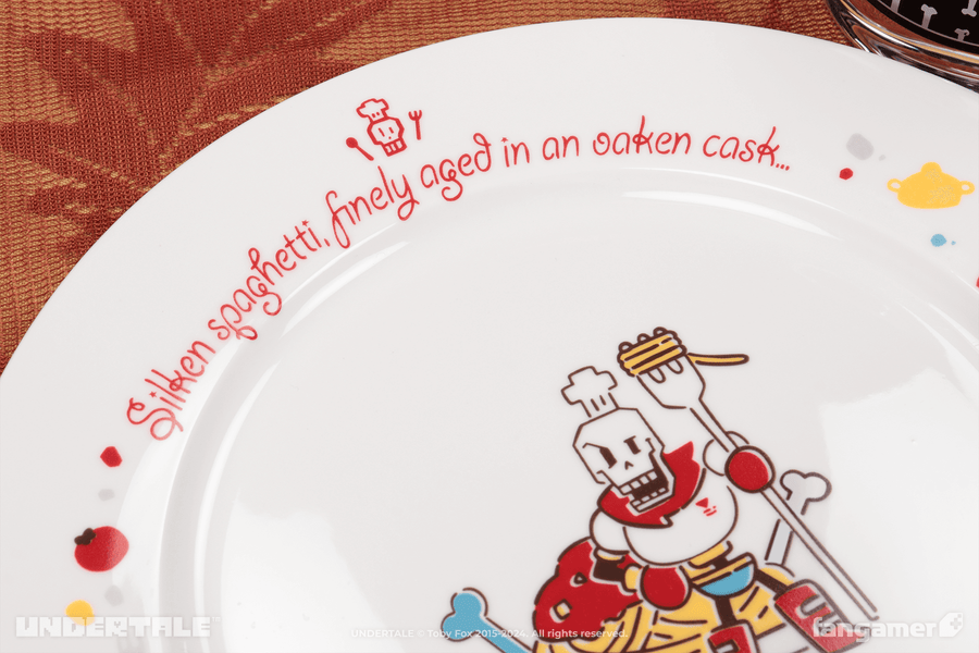 Papyrus Date Commemorative Spaghetti Plate - UNDERTALE