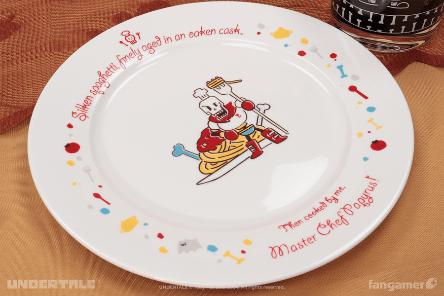 Papyrus Date Commemorative Spaghetti Plate - UNDERTALE