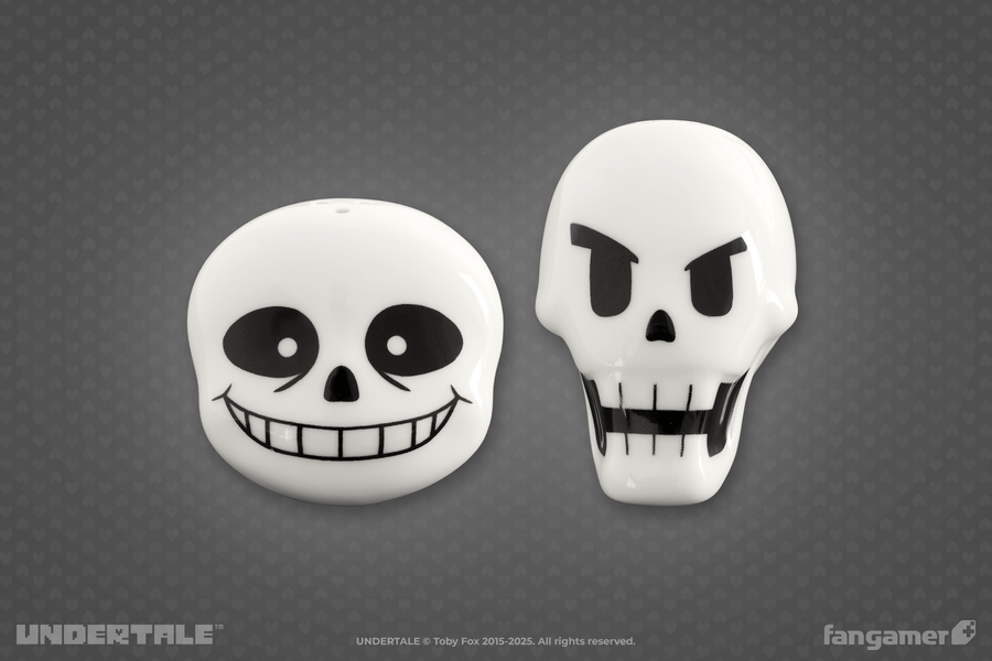 Sans & Papyrus Salt & Pepper Shaker Set - UNDERTALE
