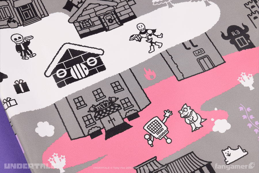  Underground Journey Faux Leather Tote - UNDERTALE