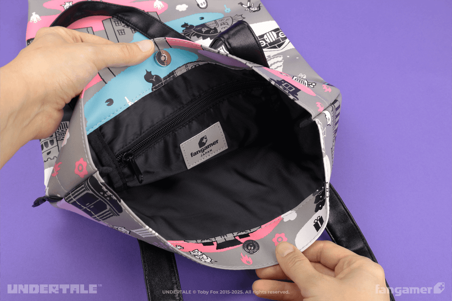  Underground Journey Faux Leather Tote - UNDERTALE