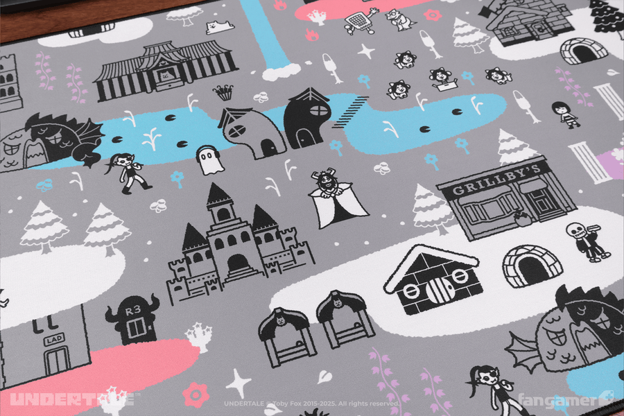 Underground Journey Desk Mat - UNDERTALE