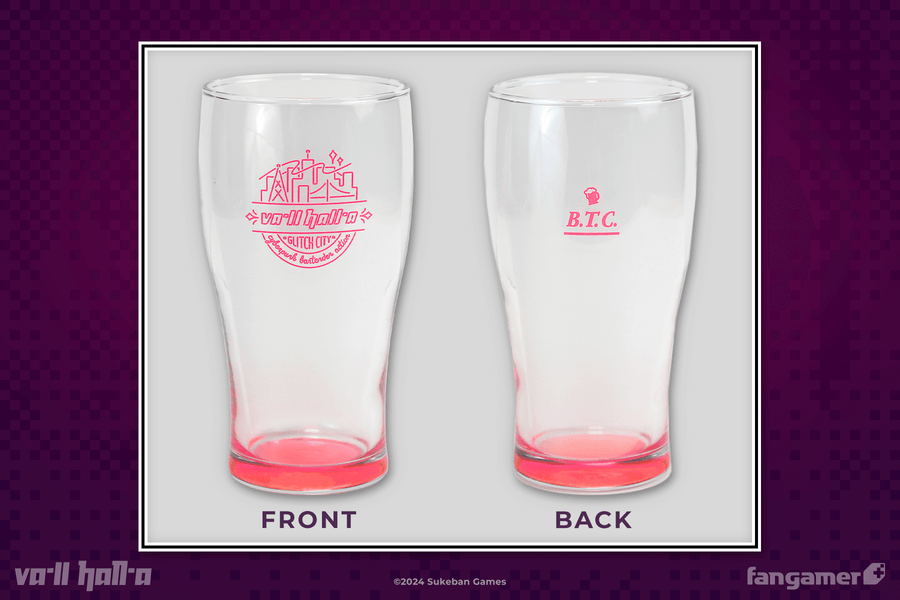 VA-11 HALL-A Pub Glass & Coaster Set