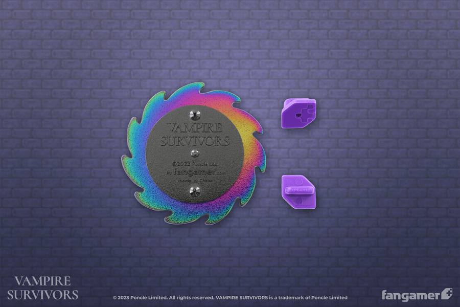 Queen Sigma Spinning Pin - Vampire Survivors