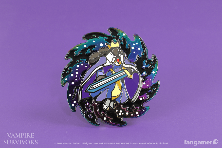 Queen Sigma Spinning Pin - Vampire Survivors
