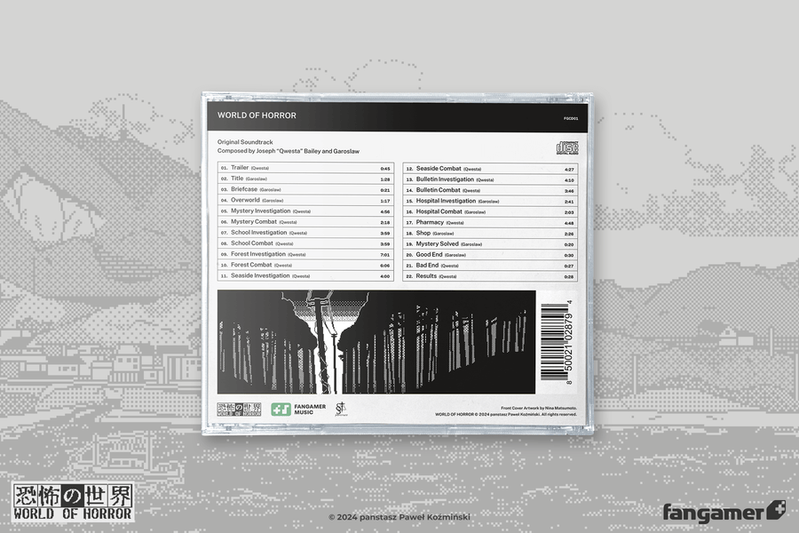  World of Horror CD Soundtrack - World of Horror