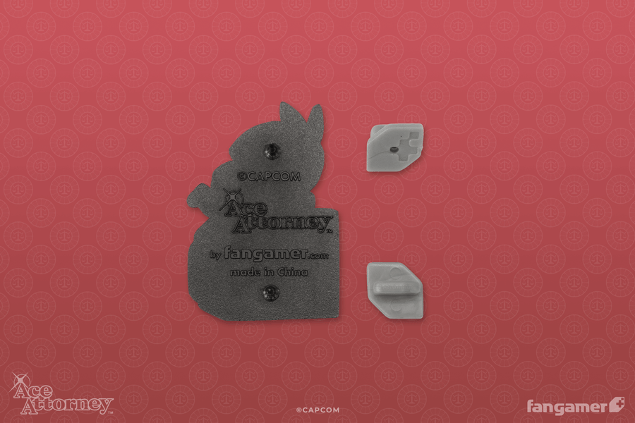 Let's Rock! Lenticular Pin - Ace Attorney