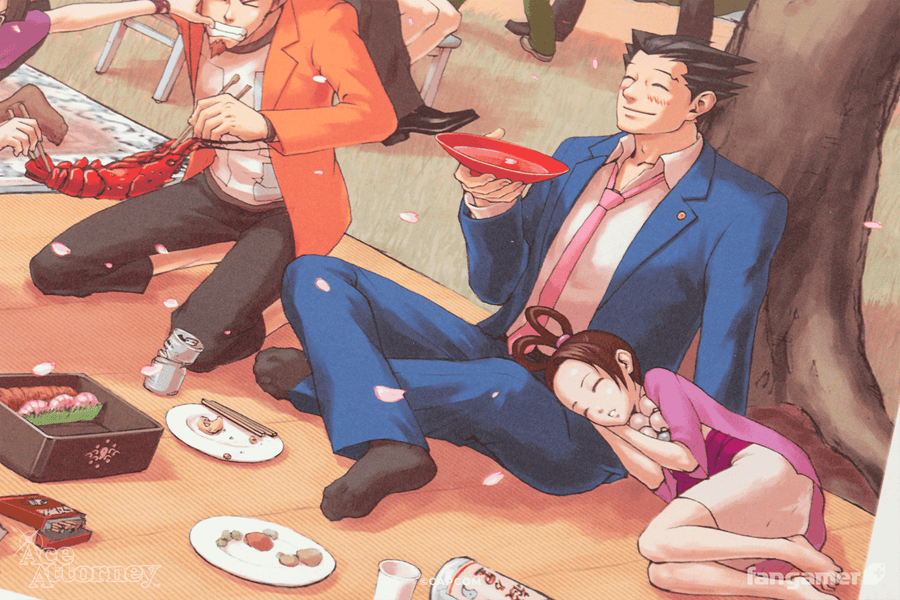 Picnic at Gourd Lake Poster - Ace Attorney