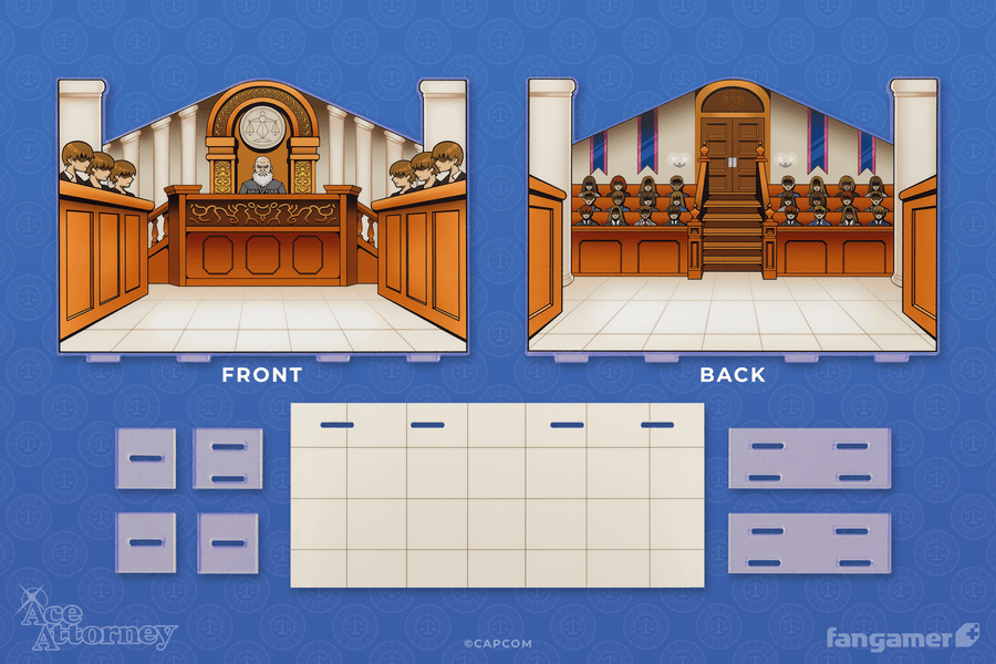 Courtroom Standee Set - Ace Attorney