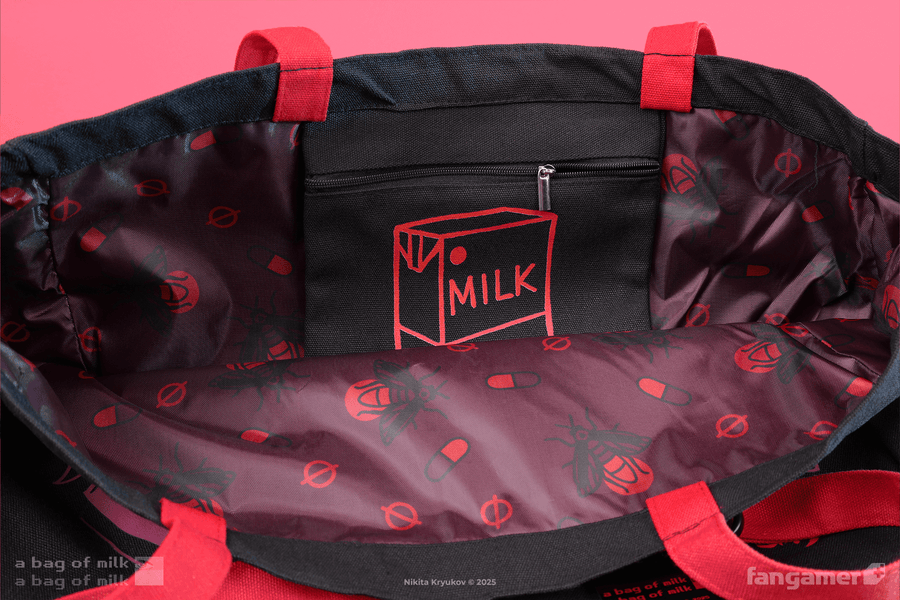 Help Me Buy Milk! Tote Bag - A Bag of Milk
