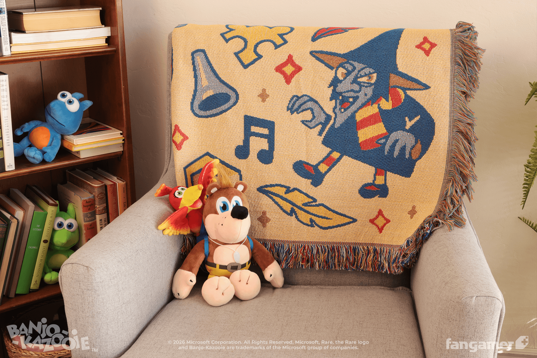 Banjo-Kazooie - Tuneful Venture Blanket - Fangamer Europe