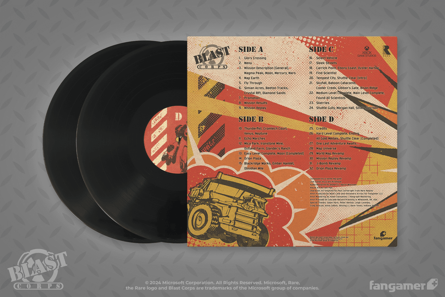 Blast Corps Vinyl Soundtrack - Blast Corps